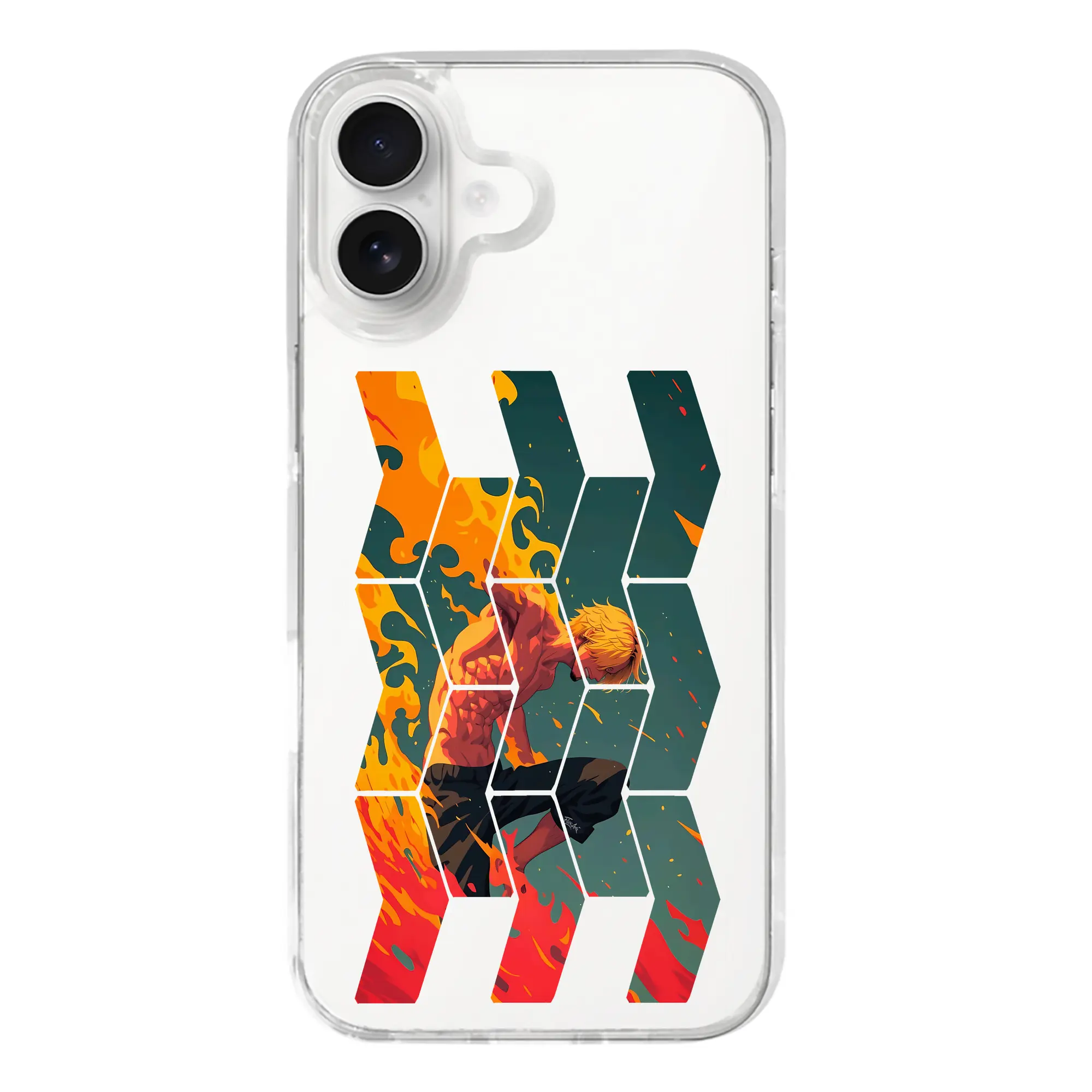 ワンピース グッズ ヴィンスモーク・サンジ - iPhone 17シリーズ 透明スマホケース – 薄型・耐衝撃・精密フィット保護カバー